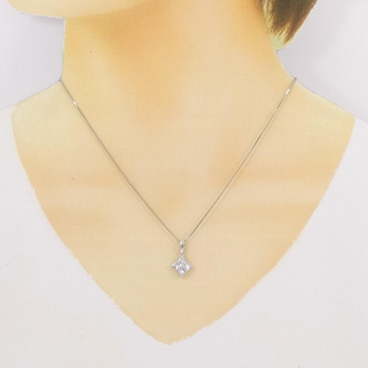 PT ダイヤモンド ネックレス 0.40CT