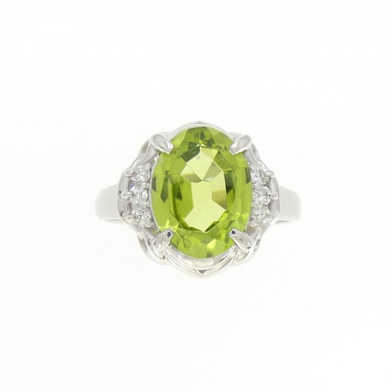 PT900 ペリドット リング 2.75CT
