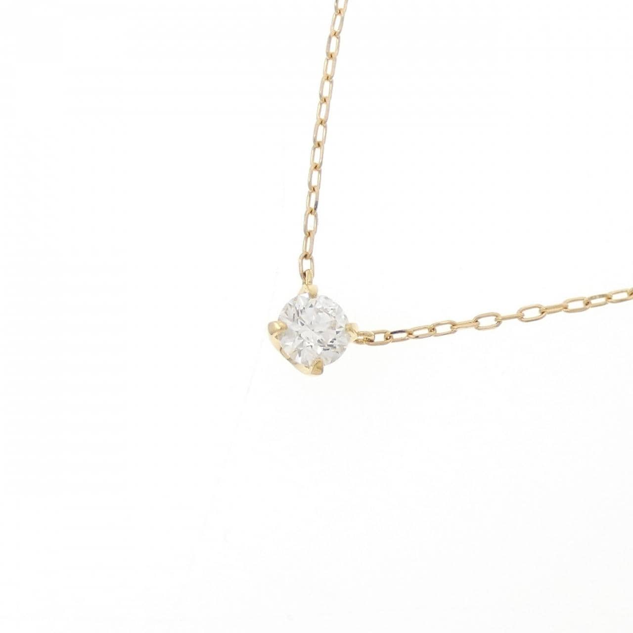 K18YG ダイヤモンド ネックレス 0.315CT H SI2 3EXT