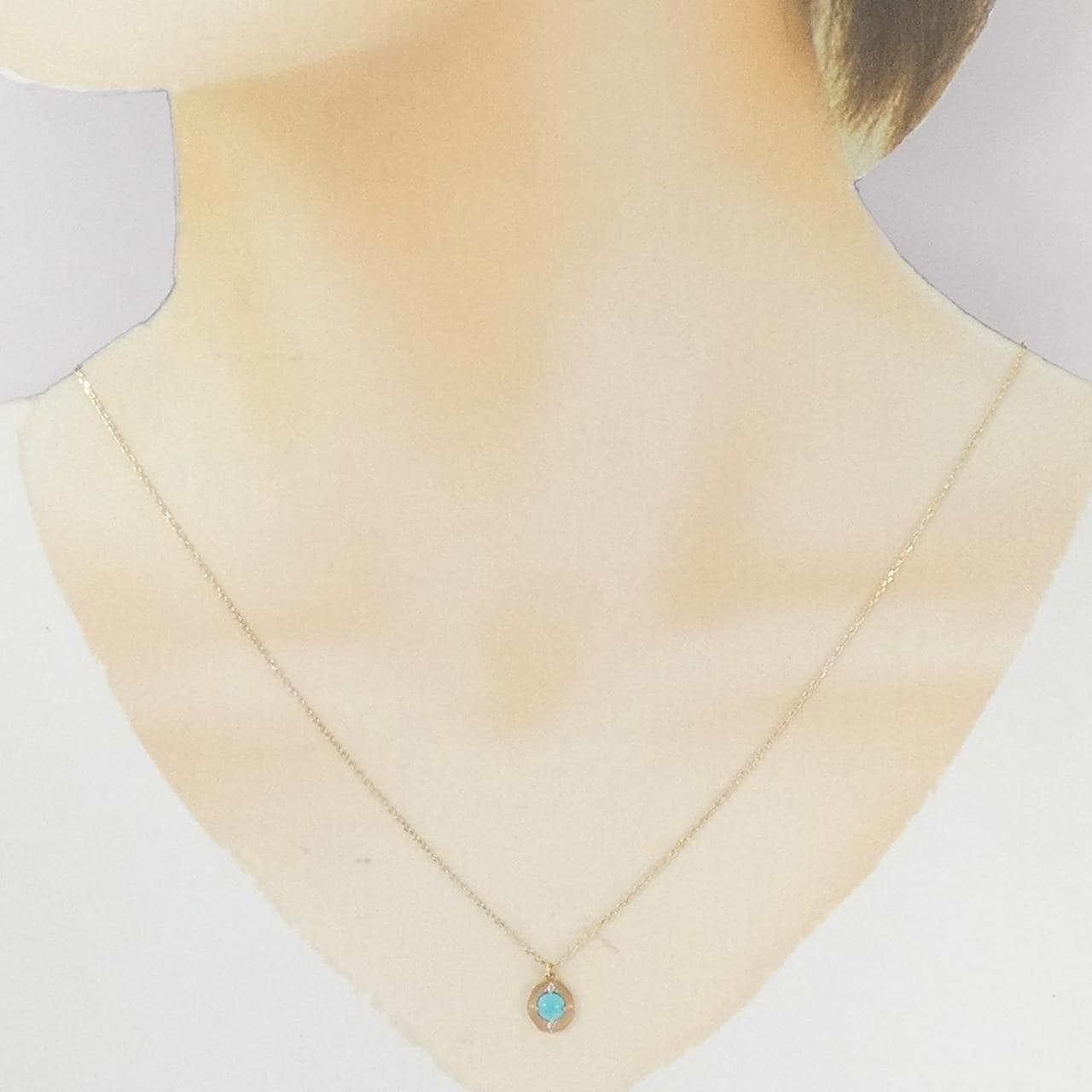 アガット ターコイズ ネックレス