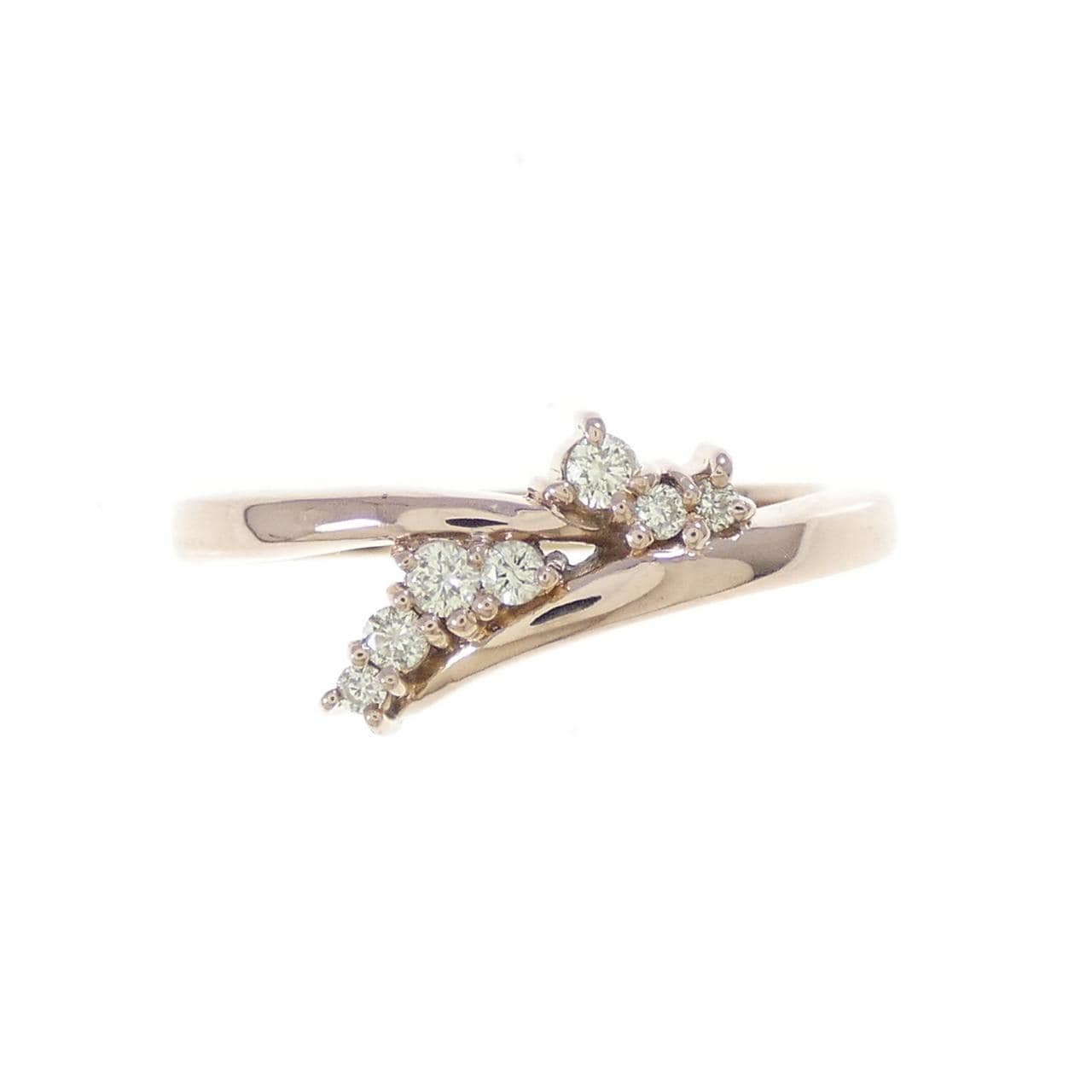 K18PG ダイヤモンド リング