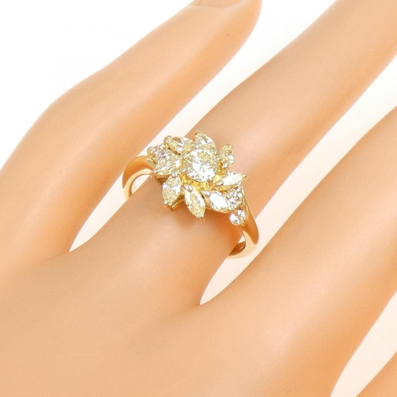 K18YG ダイヤモンド リング 1.00CT