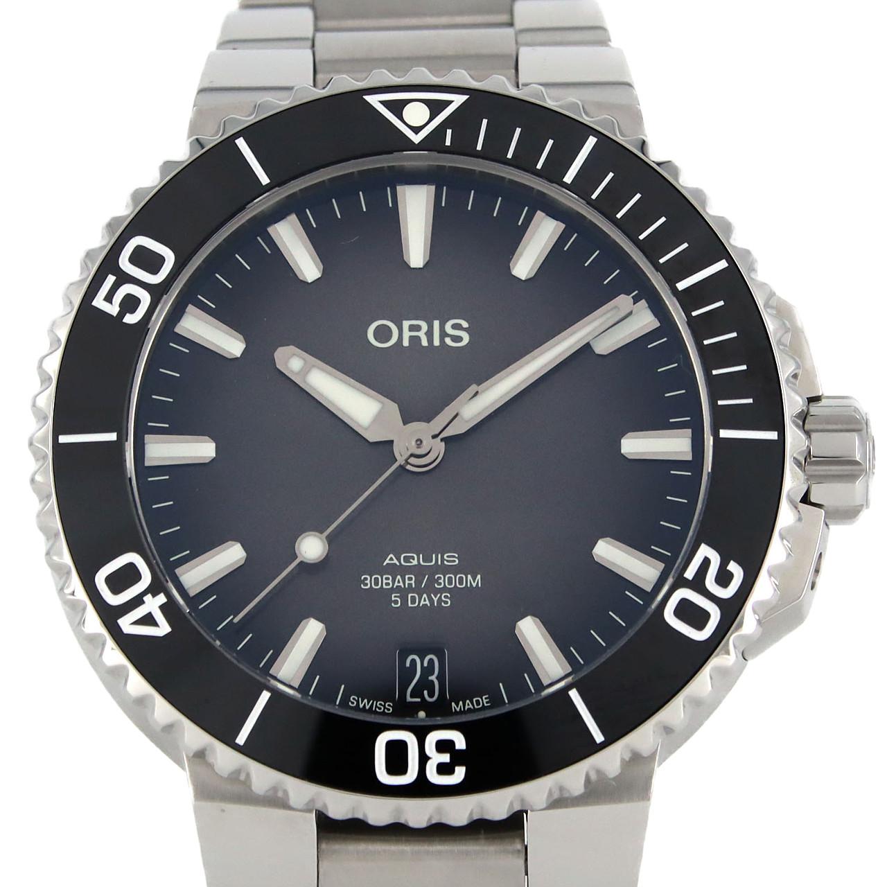 [新品] Oris Aquis Date 01 400 7769 4154-07 SS自動上弦