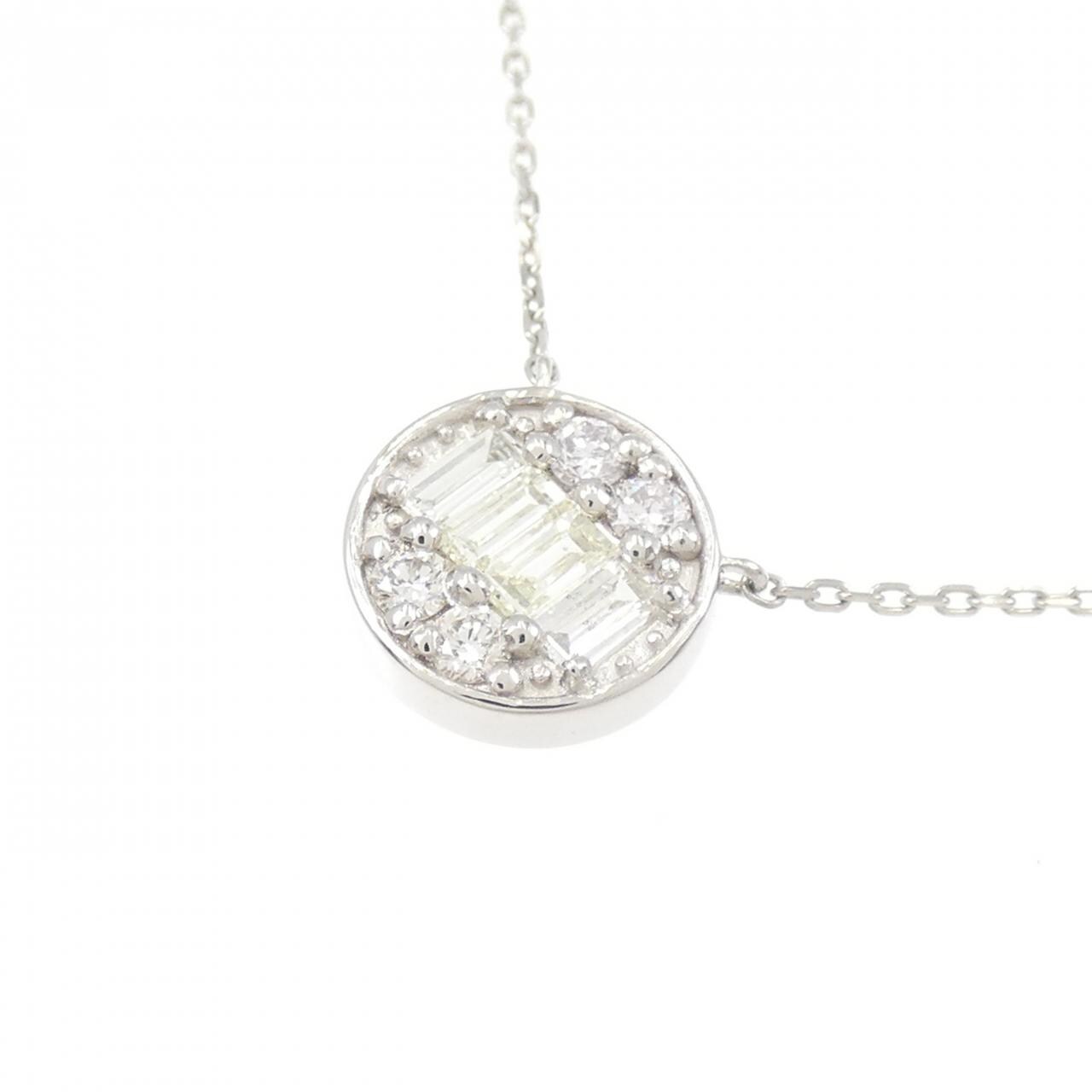 【新品】PT ダイヤモンド ネックレス 0.30CT