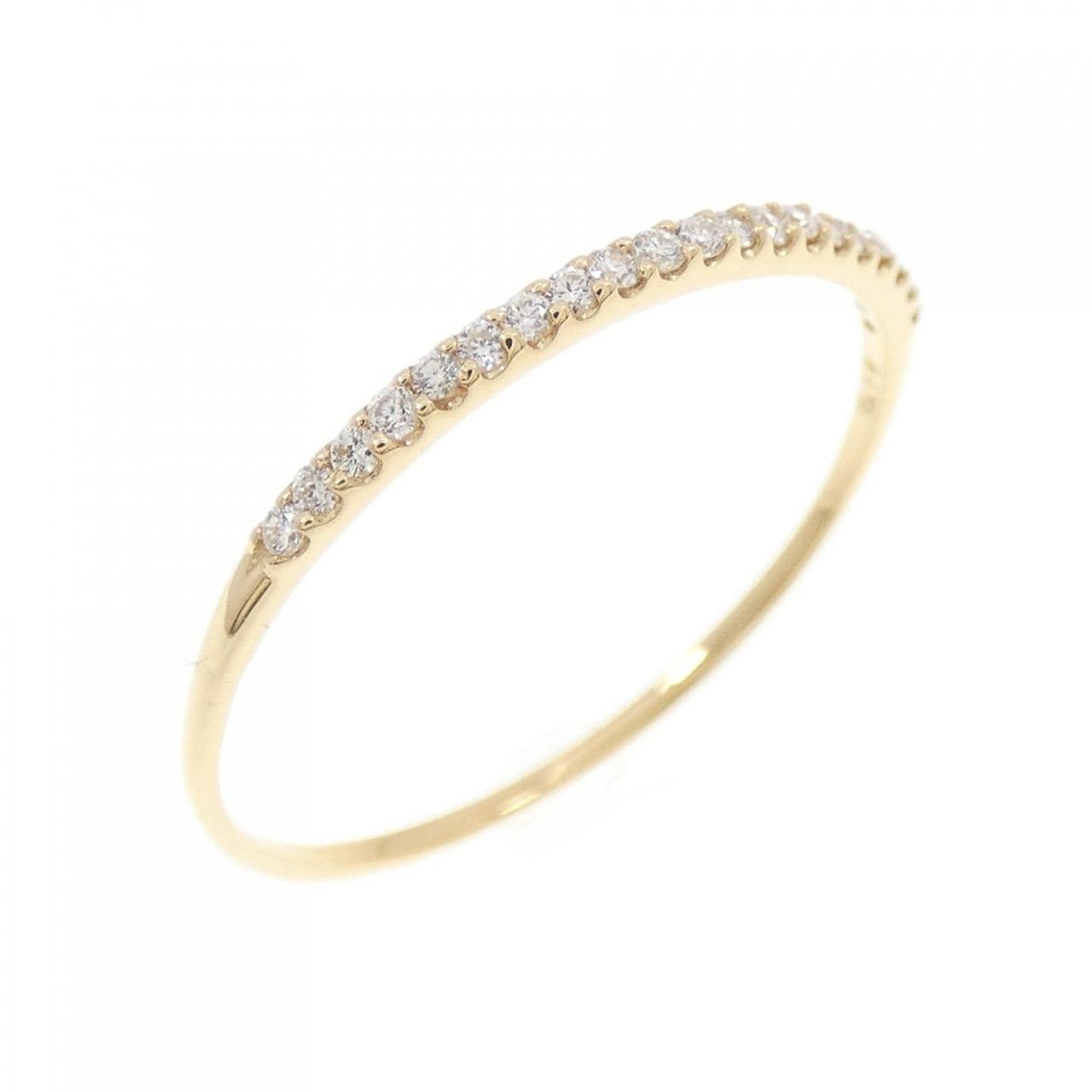 【リメイク】K18YG ダイヤモンド リング 0.10CT