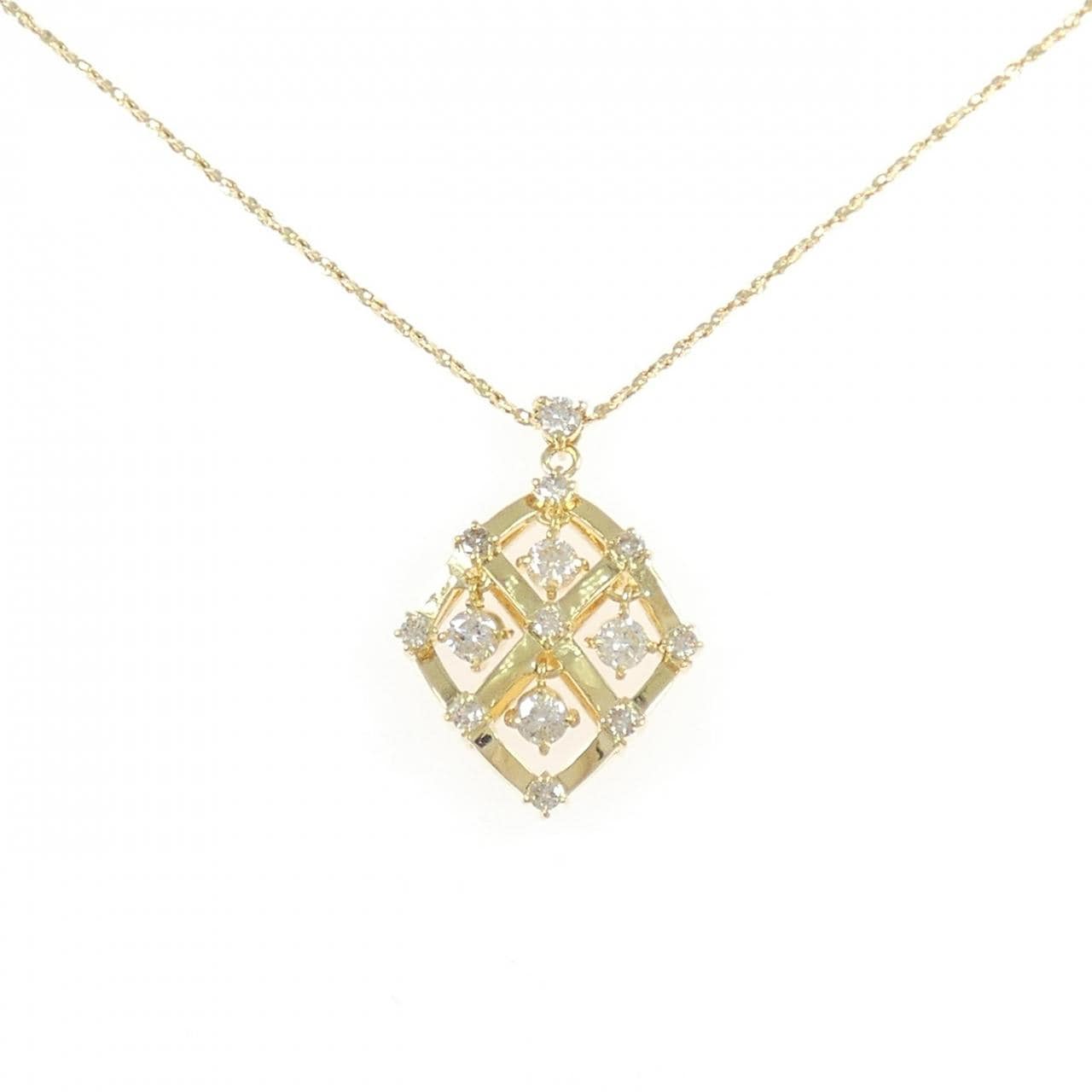 K18YG ダイヤモンド ネックレス 1.00CT