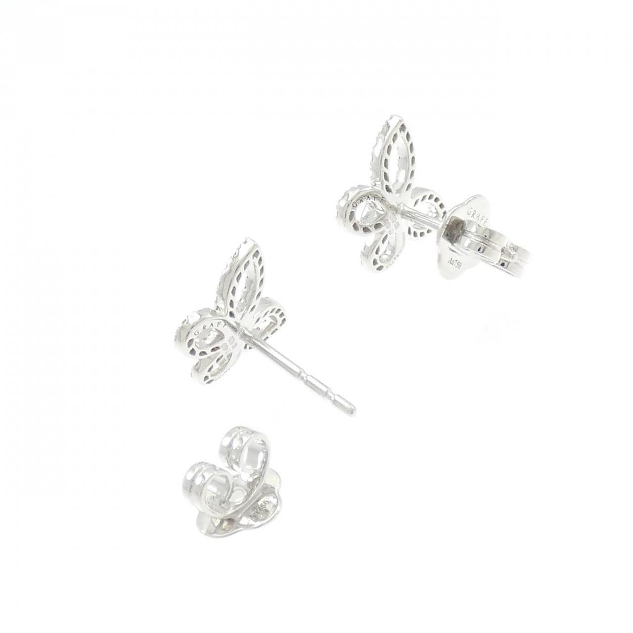 グラフ ミニ バタフライ ピアス