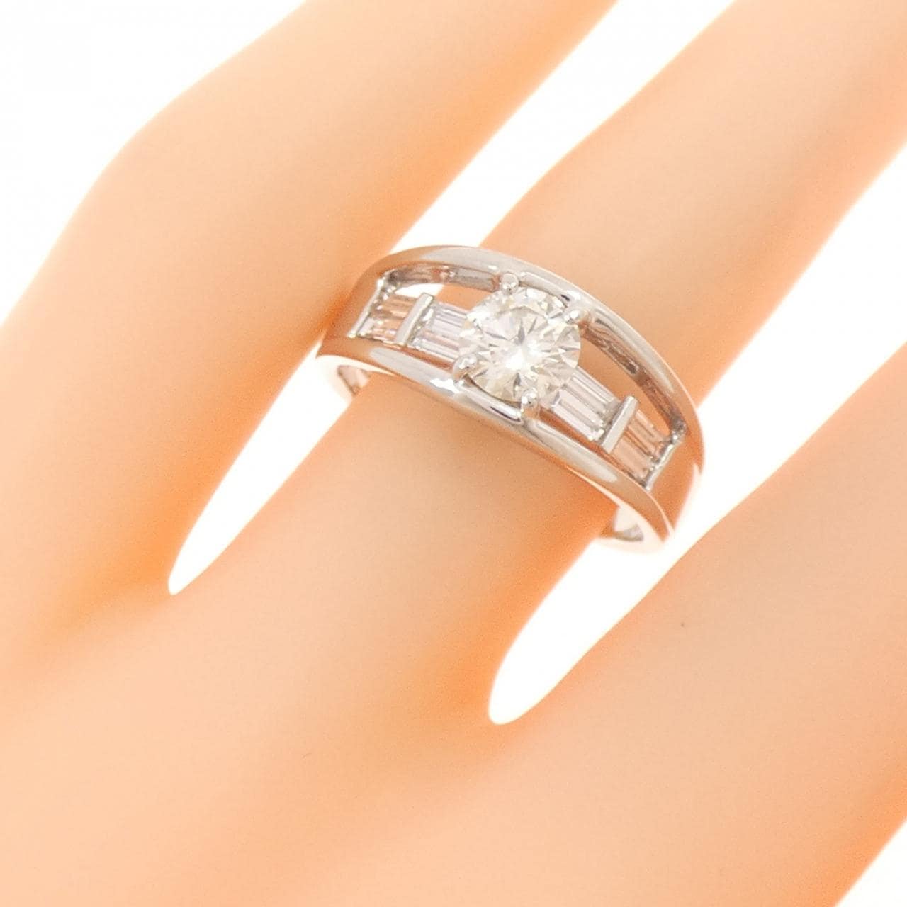 PT900 ダイヤモンド リング 0.539CT FaB SI2 VG