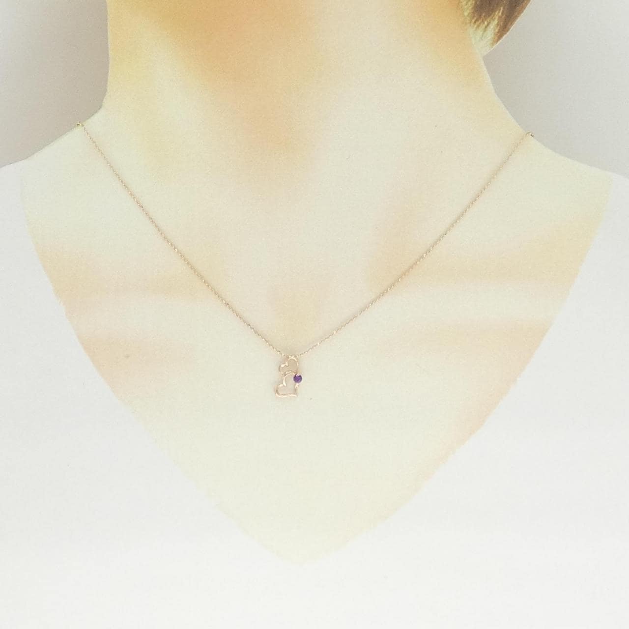 K10PG アメジスト ネックレス