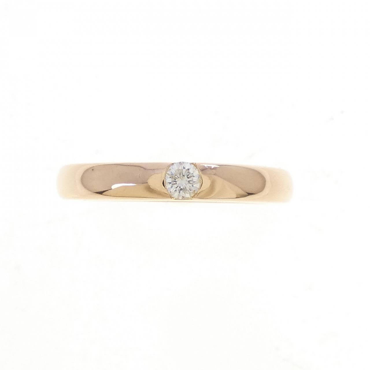 K18PG ダイヤモンド リング 0.10CT