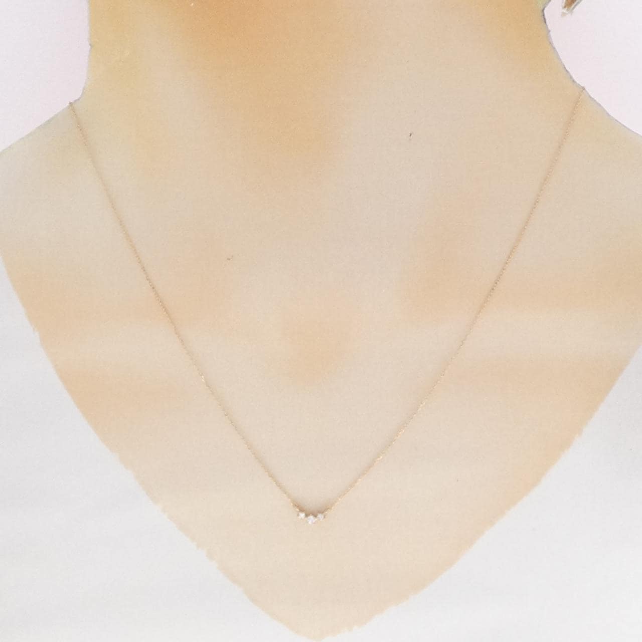 K18PG ダイヤモンド ネックレス 0.06CT