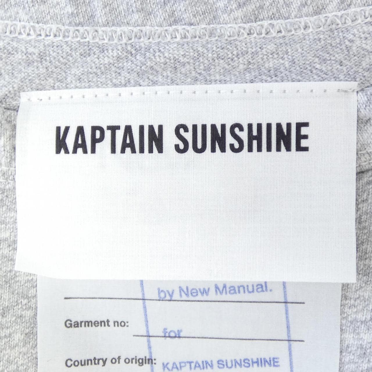 キャプテンサンシャイン KAPTAIN SUNSHINE NEW MANUAL Tシャツ