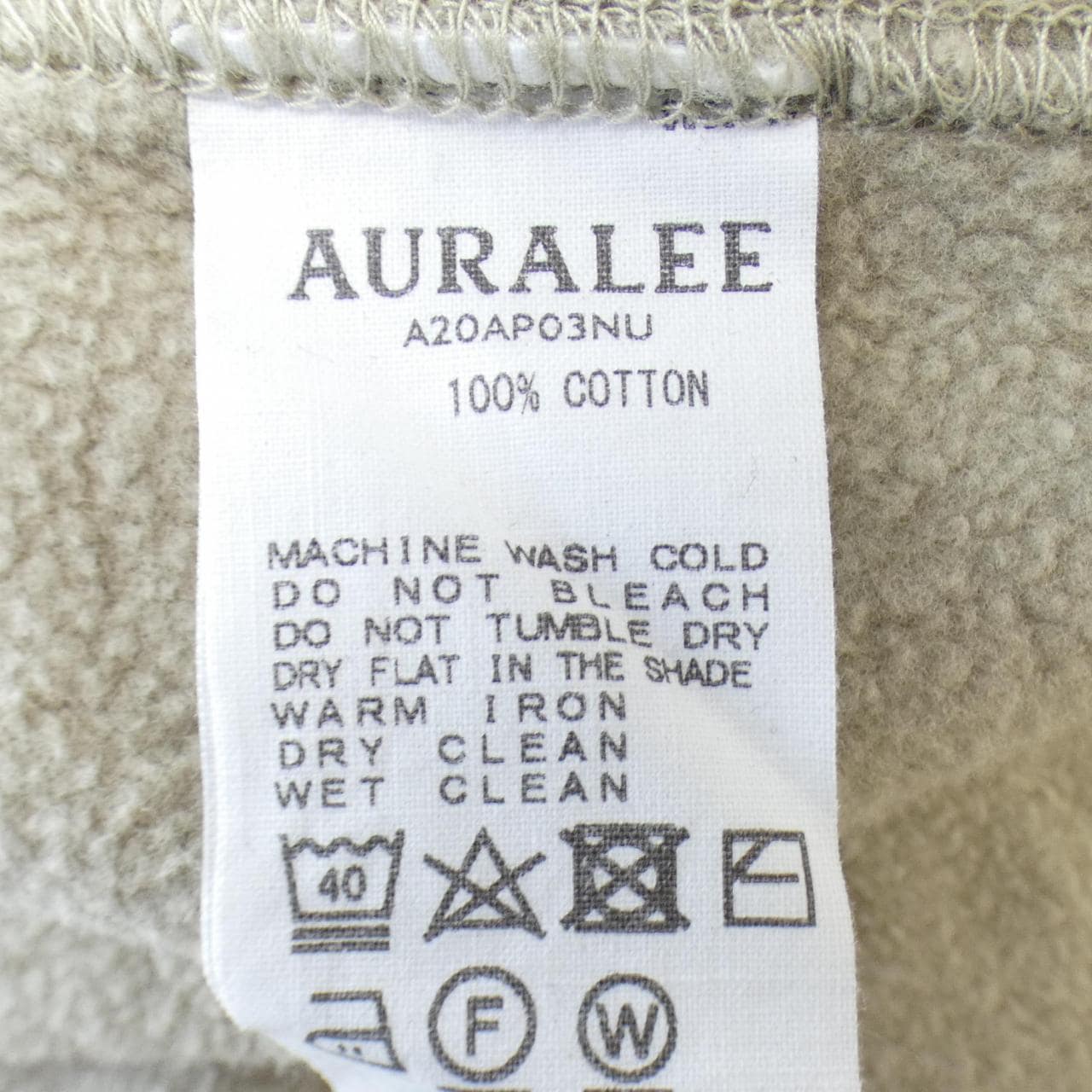 奥拉利AURALEE运动衫