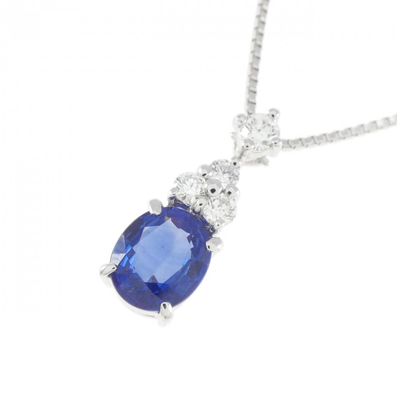 PT Sapphire Necklace 0.73CT