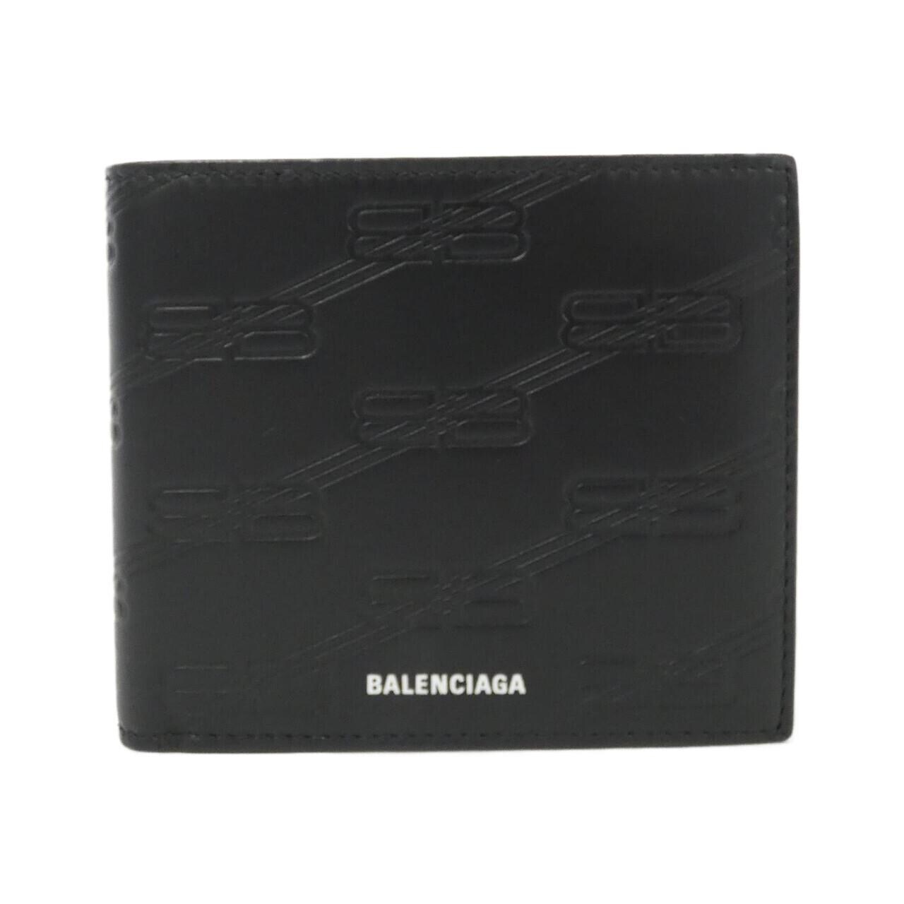BALENCIAGA Embossed Square Fold Coin Wallet 718395 210JS Wallet