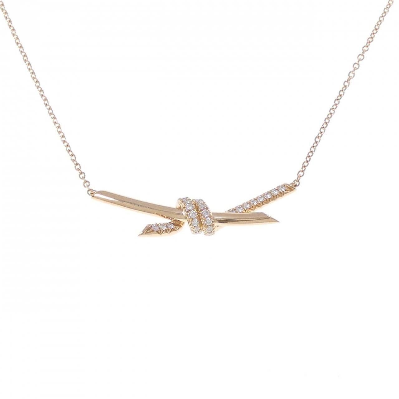 ティファニー ノット ネックレス 0.25CT