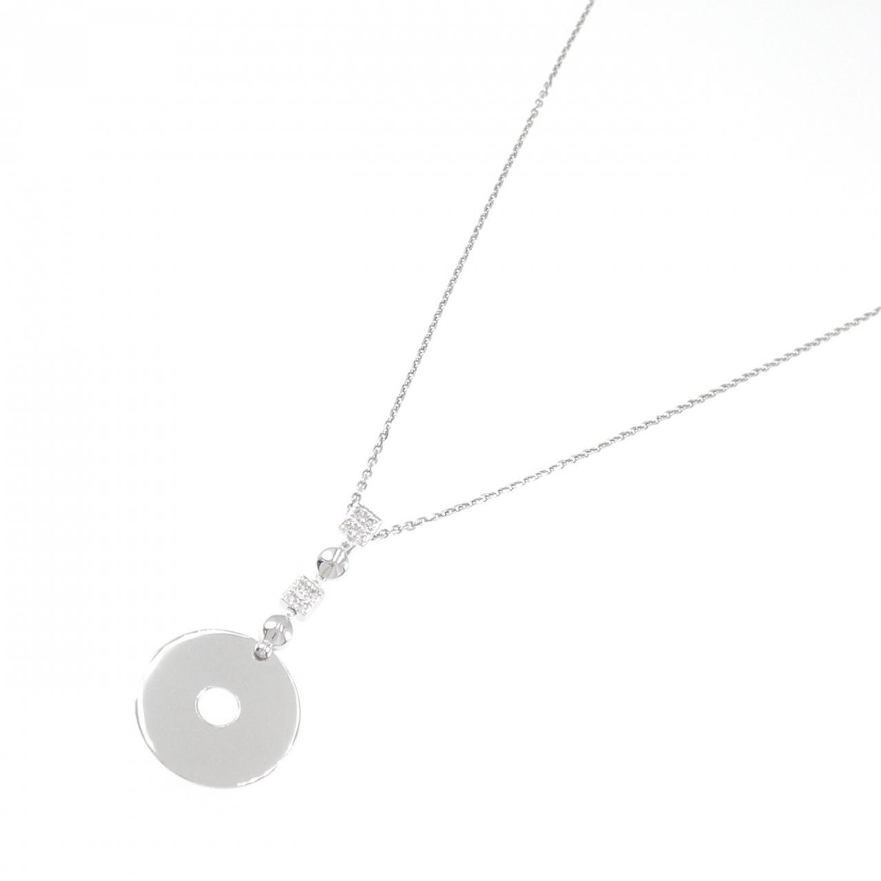 K18WG ダイヤモンド ネックレス 0.05CT