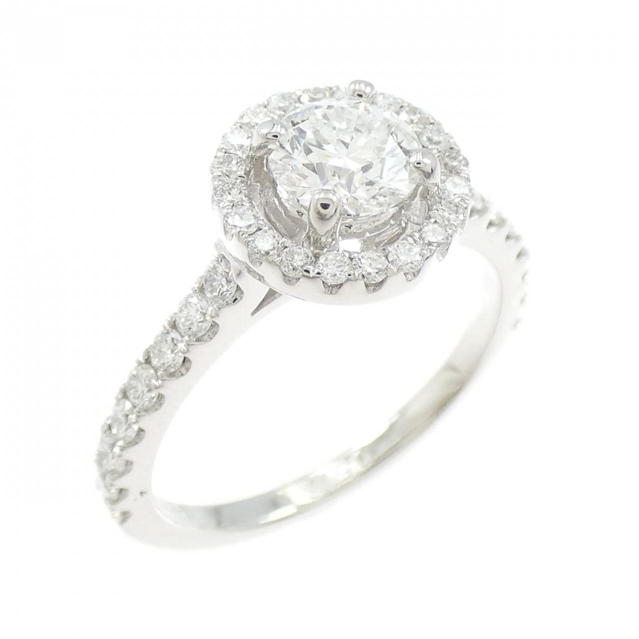 PT950 ダイヤモンド リング 0.513CT E IF EXT H&C