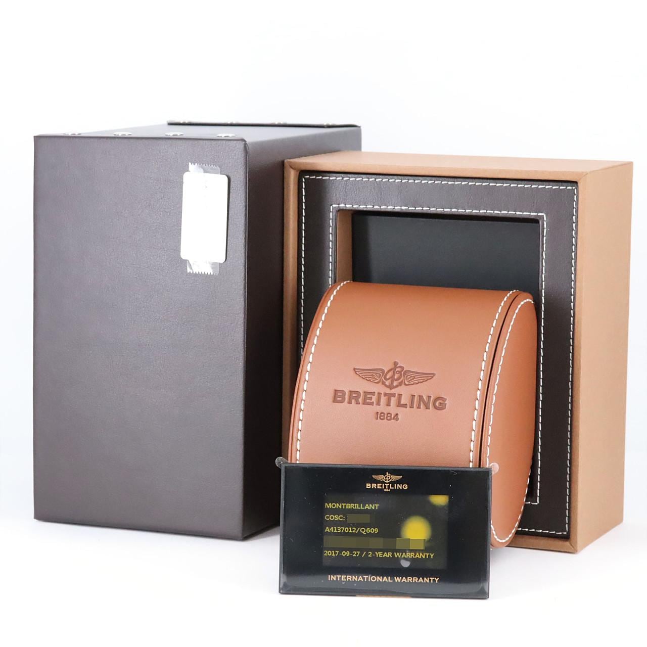 BREITLING Montbrillant 38 日本限定版 A41370/A400Q09KBA 不锈钢自动上弦腕表