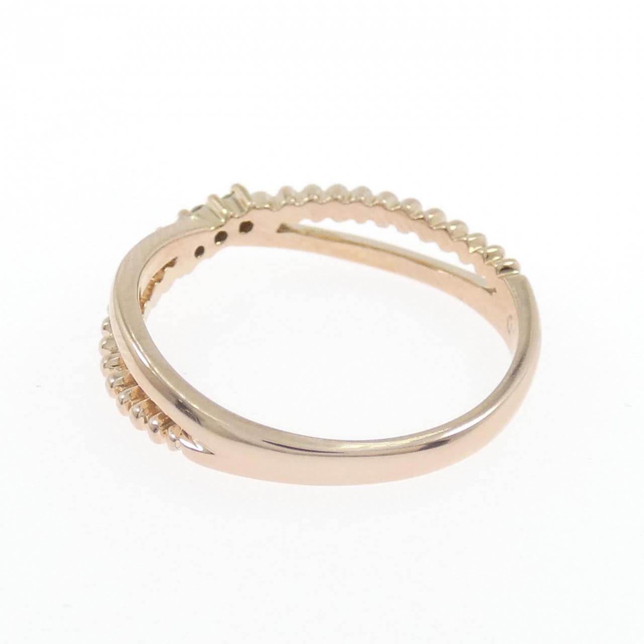 K18PG ダイヤモンド リング