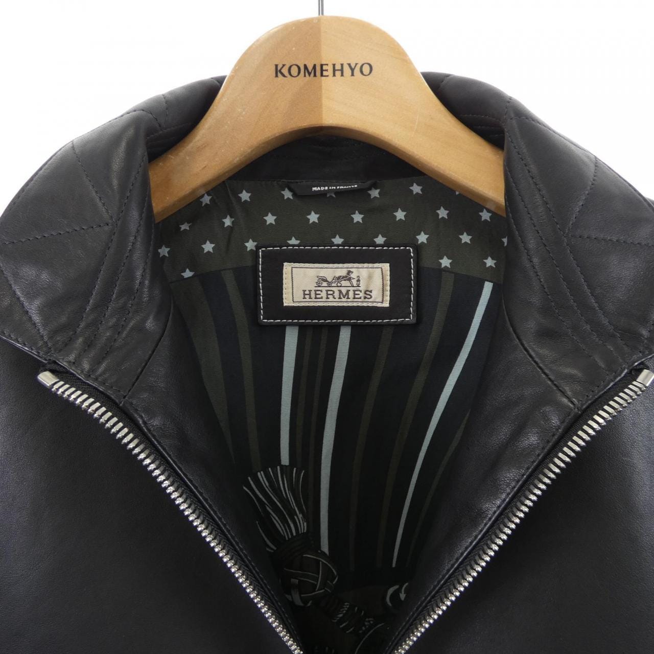 エルメス HERMES 463300HE レザージャケット
