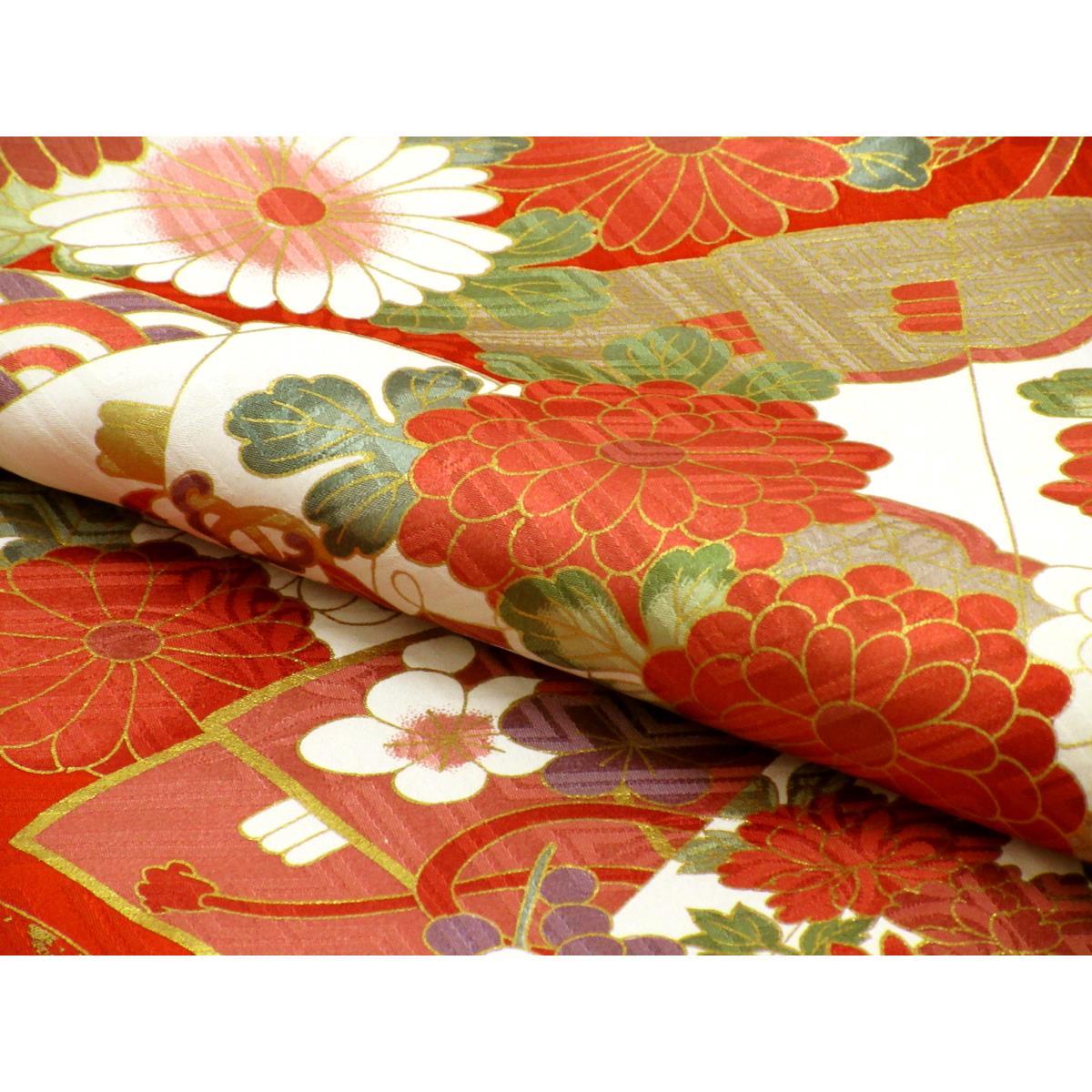 振袖　友禅金彩加工　きもの・長襦袢　２点セット