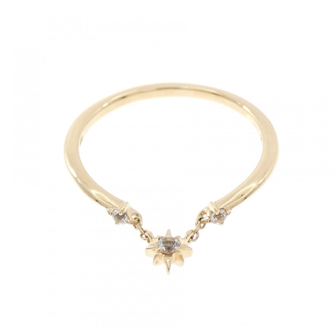 スタージュエリー ホワイトトパーズ リング