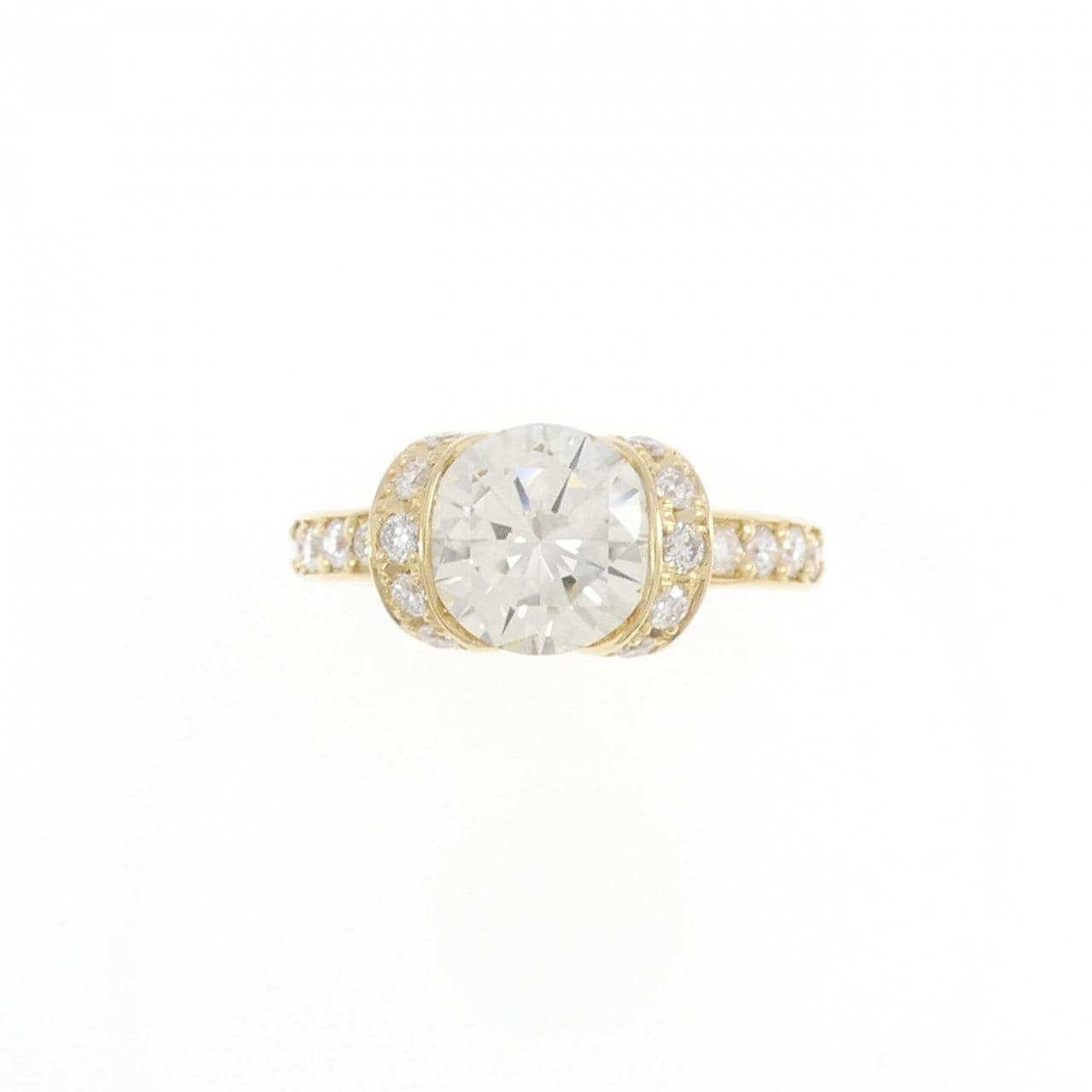 [Remake] K18YG Diamond Ring 1.576CT M SI2 VG