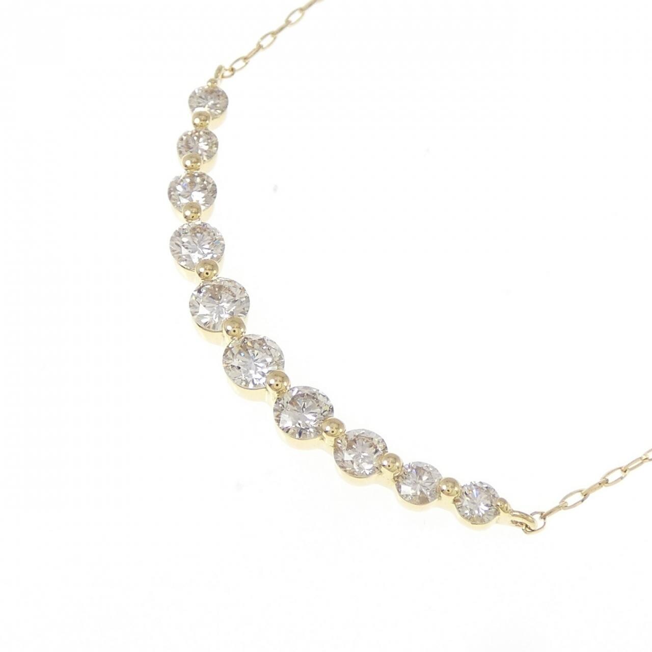 K18YG ダイヤモンド ネックレス 1.00CT