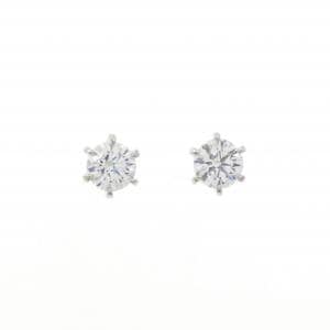 【リメイク】PT900/ST ダイヤモンド ピアス 0.251CT 0.253CT D VVS2 3EXT-EXT