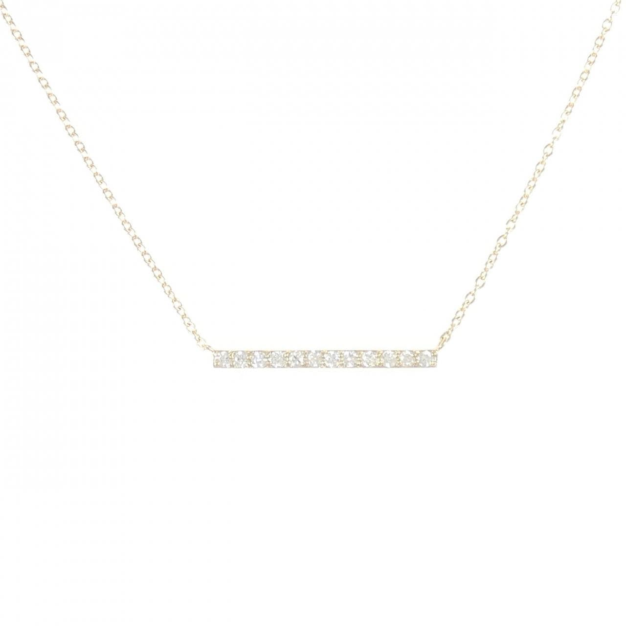 【リメイク】K10YG ダイヤモンド ネックレス 0.20CT