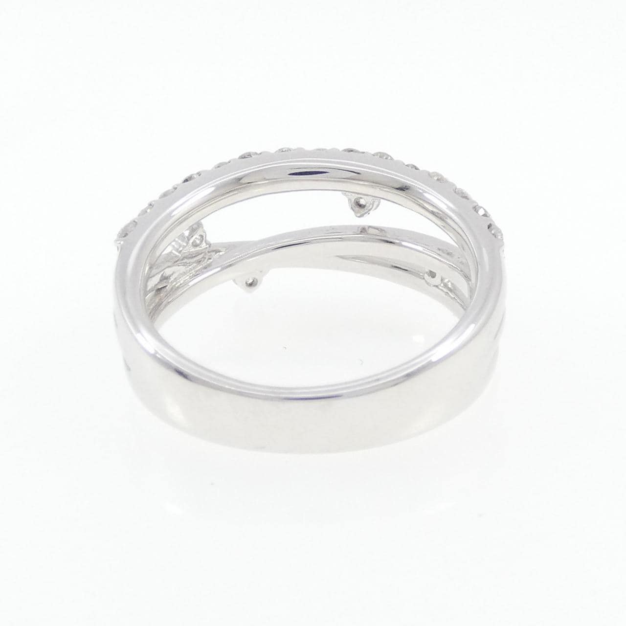 K18WG ダイヤモンド リング 0.50CT
