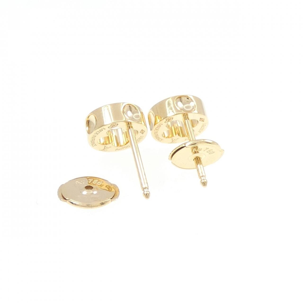 LOUIS VUITTON Vuitton Puce Empreinte Earrings