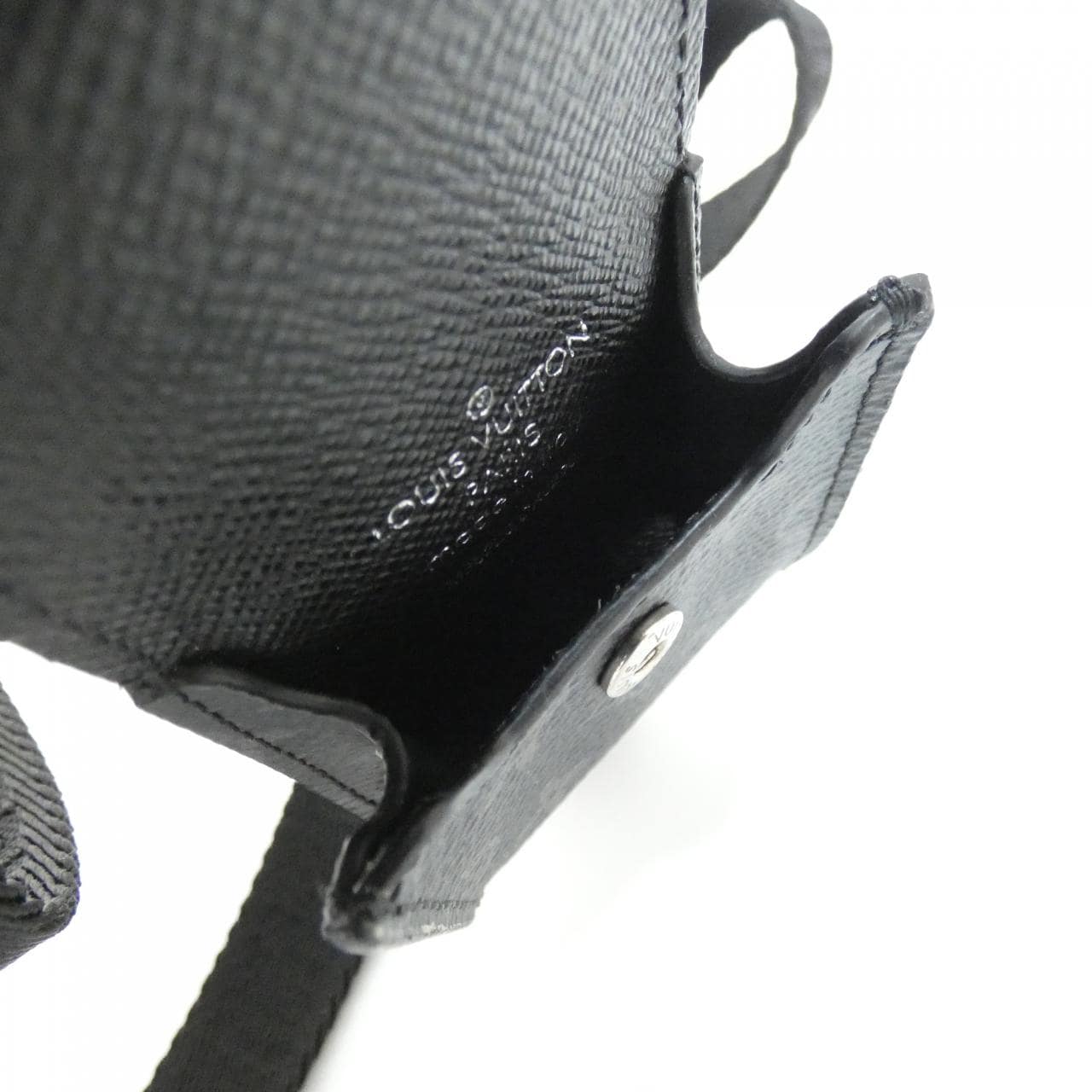 ルイヴィトン モノグラム エクリプス エアポッド ケース ランヤード M80220 イヤホンケース