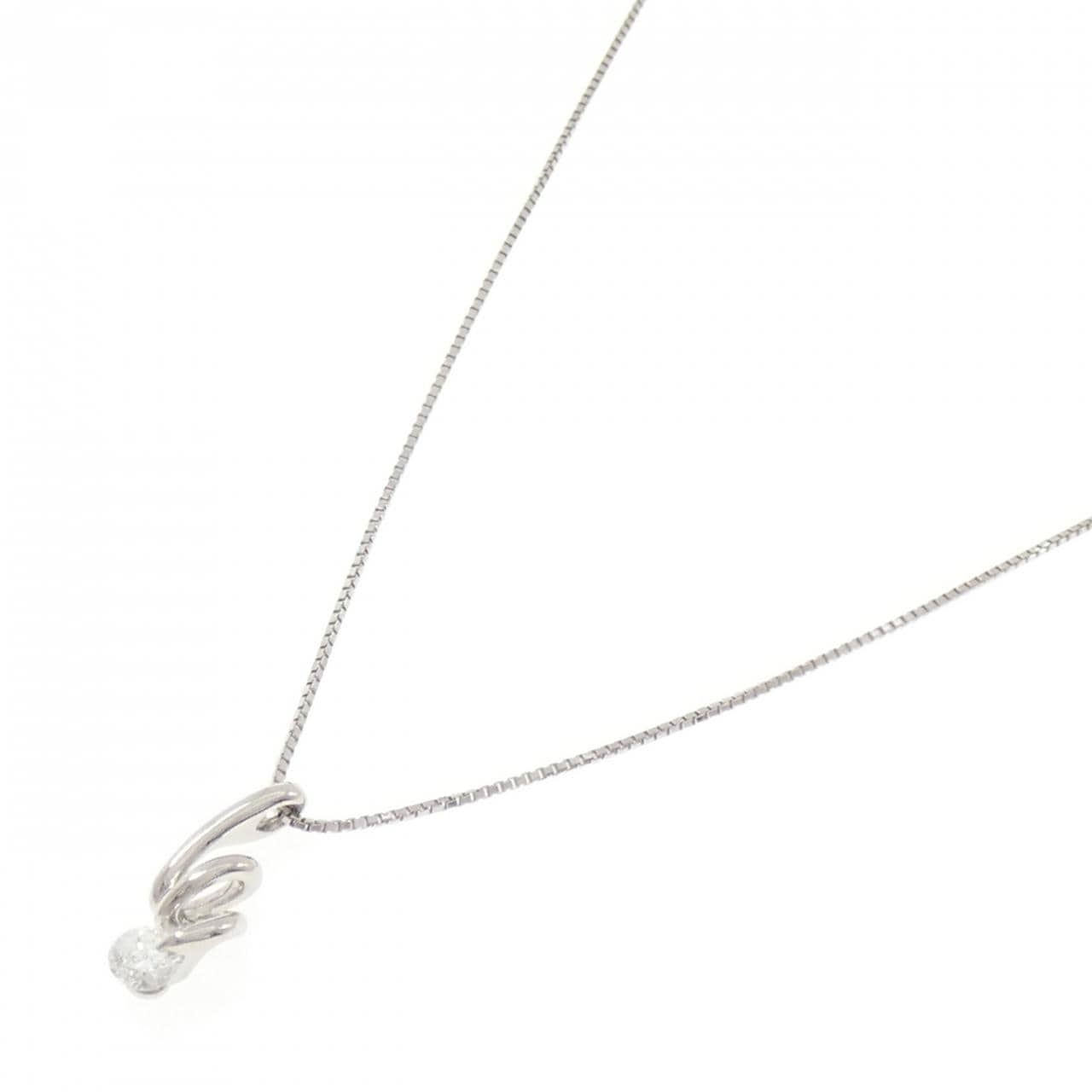 PT900/PT850 ダイヤモンド ネックレス 0.344CT