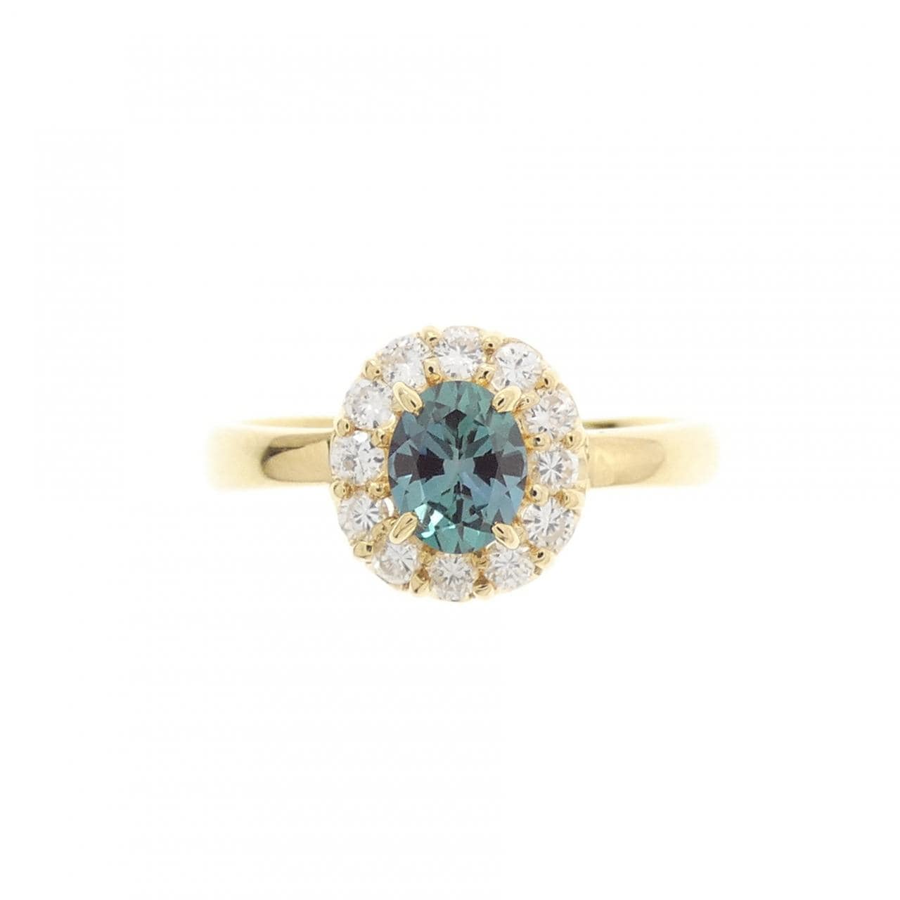 クレサンベール 合成アレキサンドライト リング 0.415CT