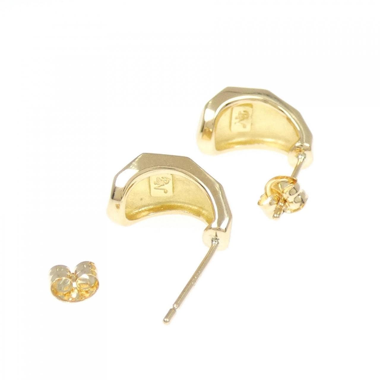 K18YG earrings