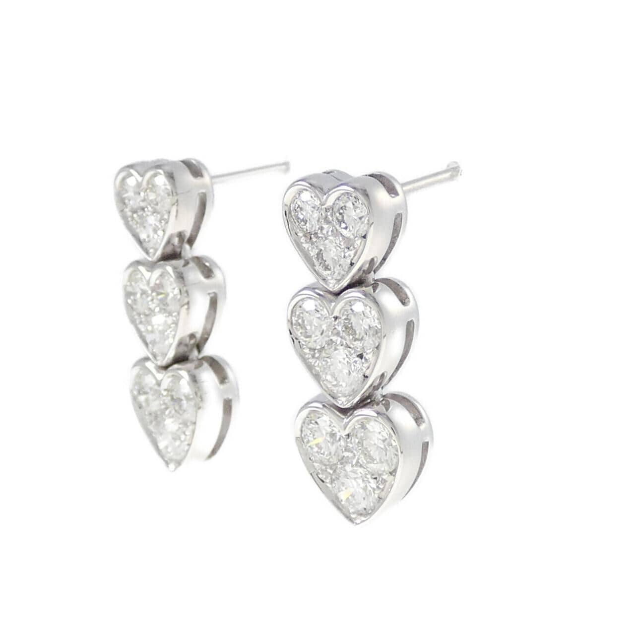 ピキョッティ ハート ダイヤモンド ピアス 1.56CT