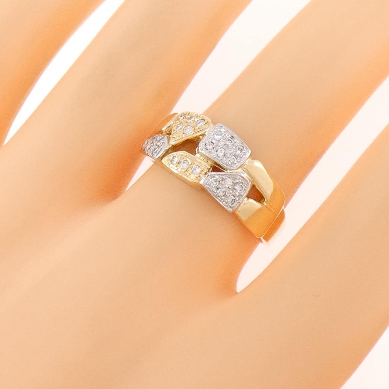 K18YG/PM900 ダイヤモンド リング 0.17CT