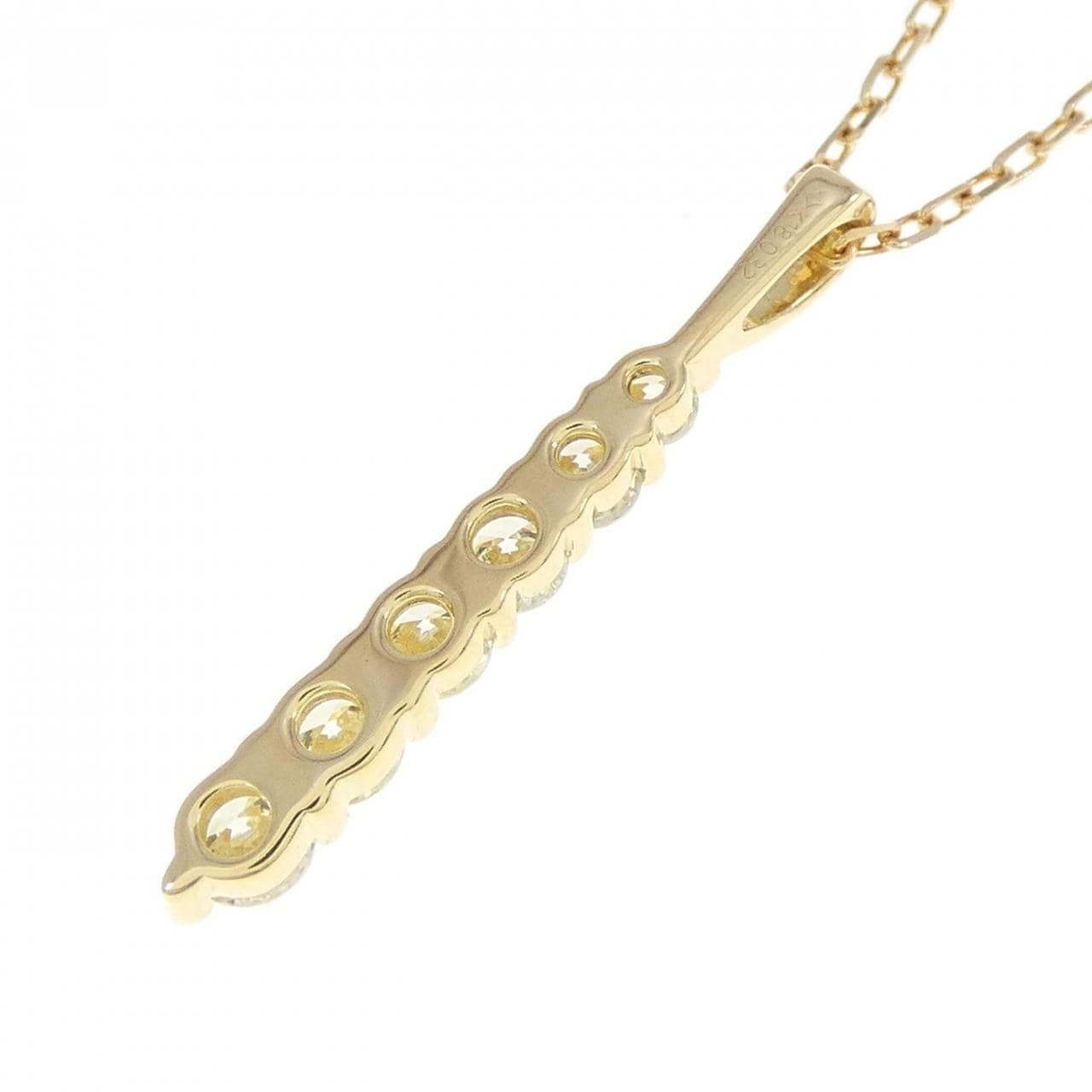 K18YG ダイヤモンド ネックレス 0.32CT