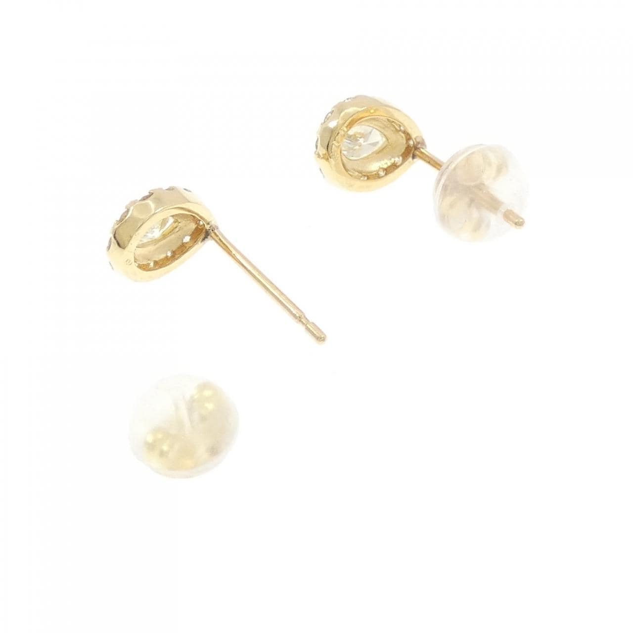 [新品] K18YG鑽石耳環 0.36CT
