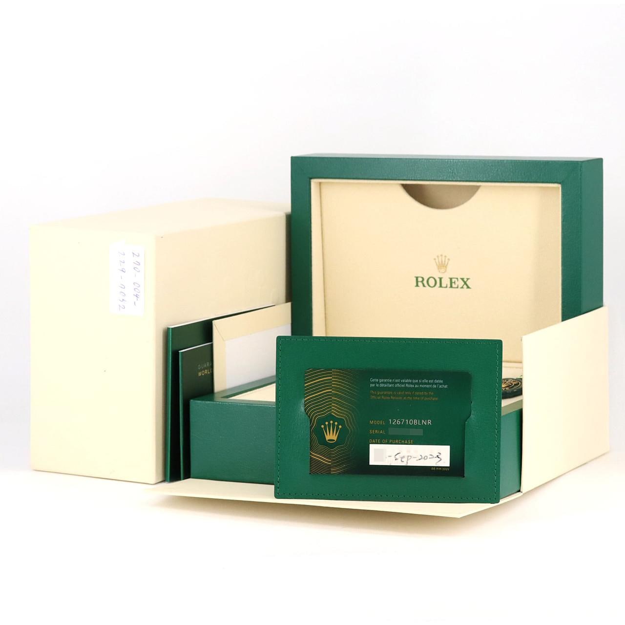 ROLEX GMT Master II 126710BLNR･5 SS Automatic random number