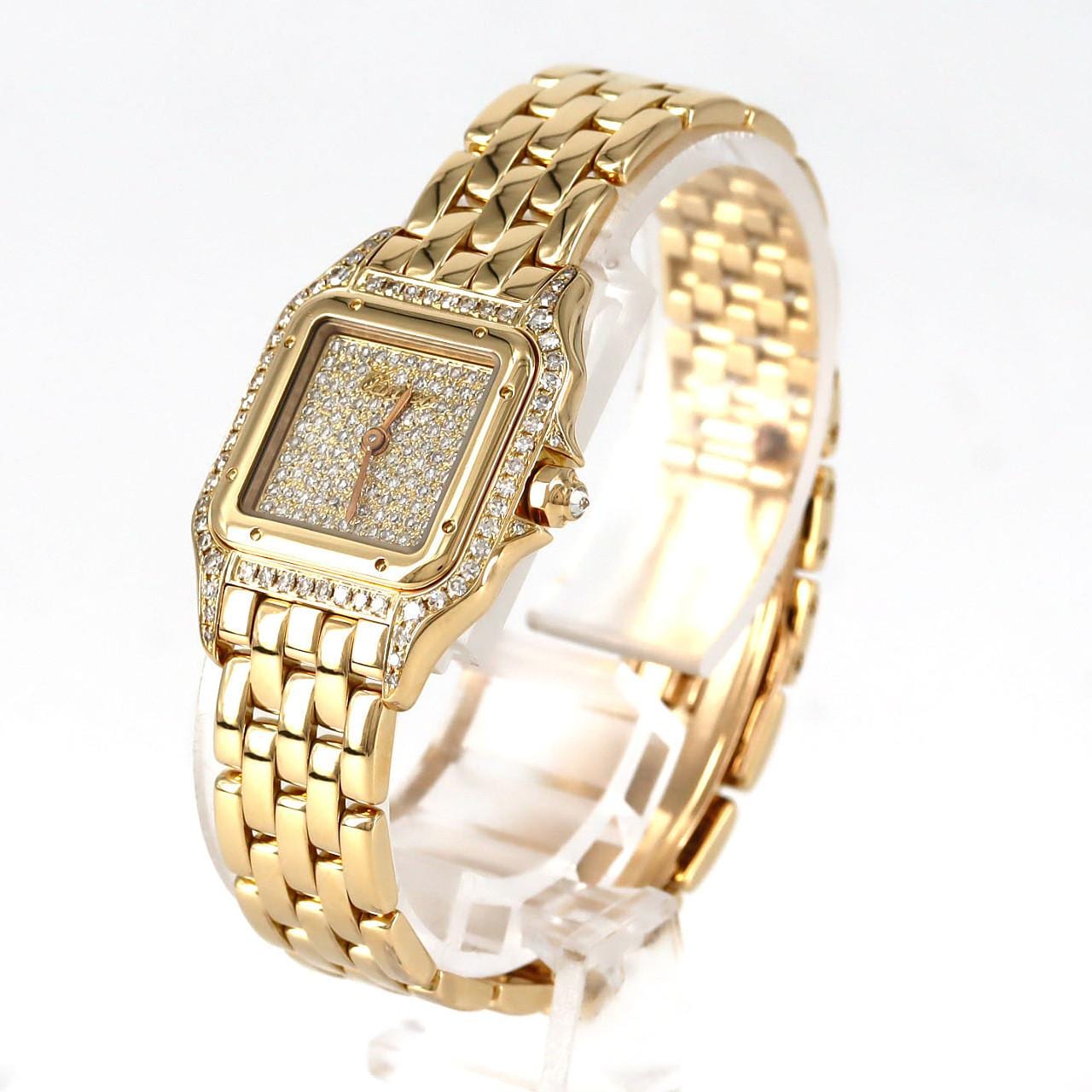 カルティエ パンテールSM YG/D WF3048B9 YG クォーツ