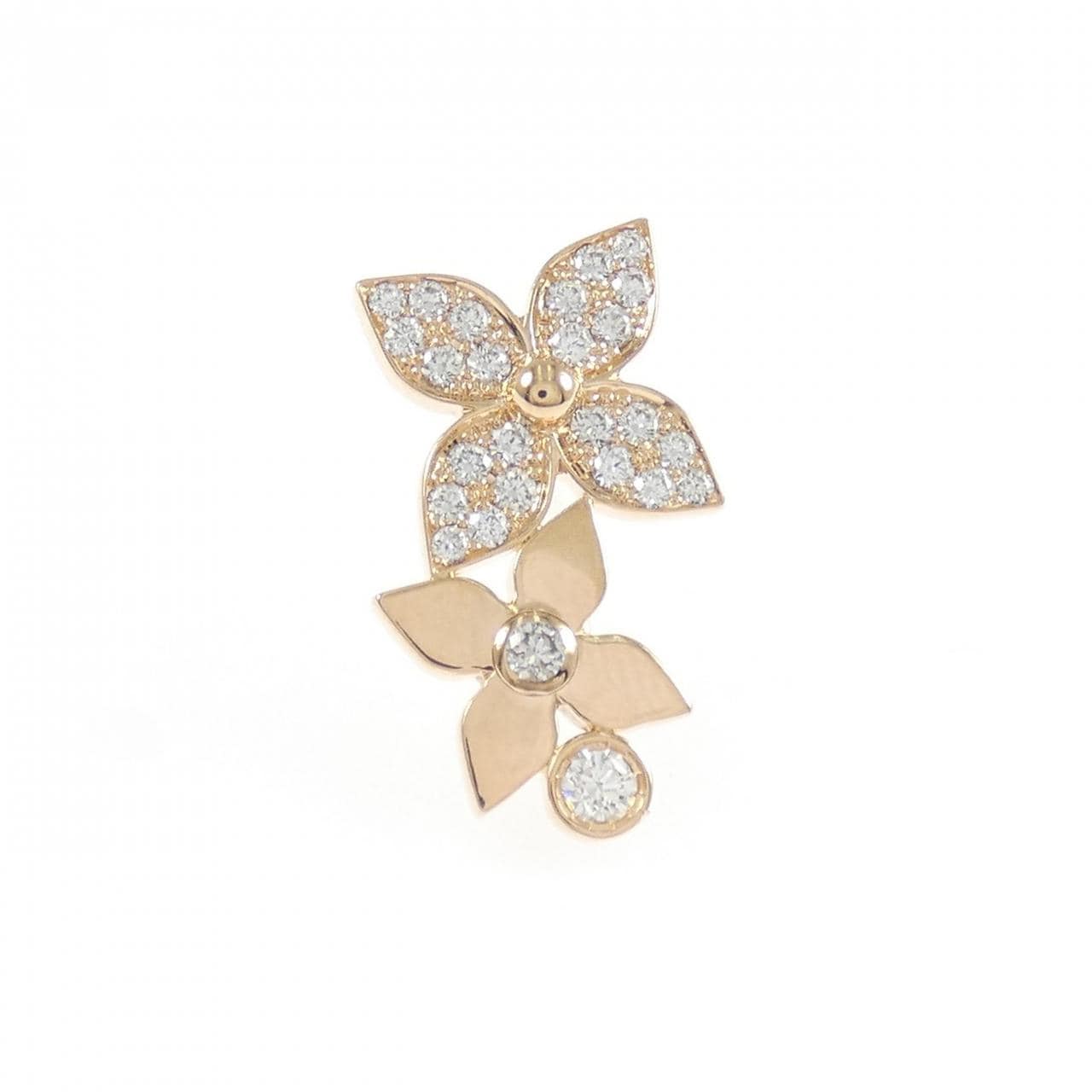 ルイヴィトン ブックル ドレイユ スターブロッサム ドゥーブル ピアス 片耳