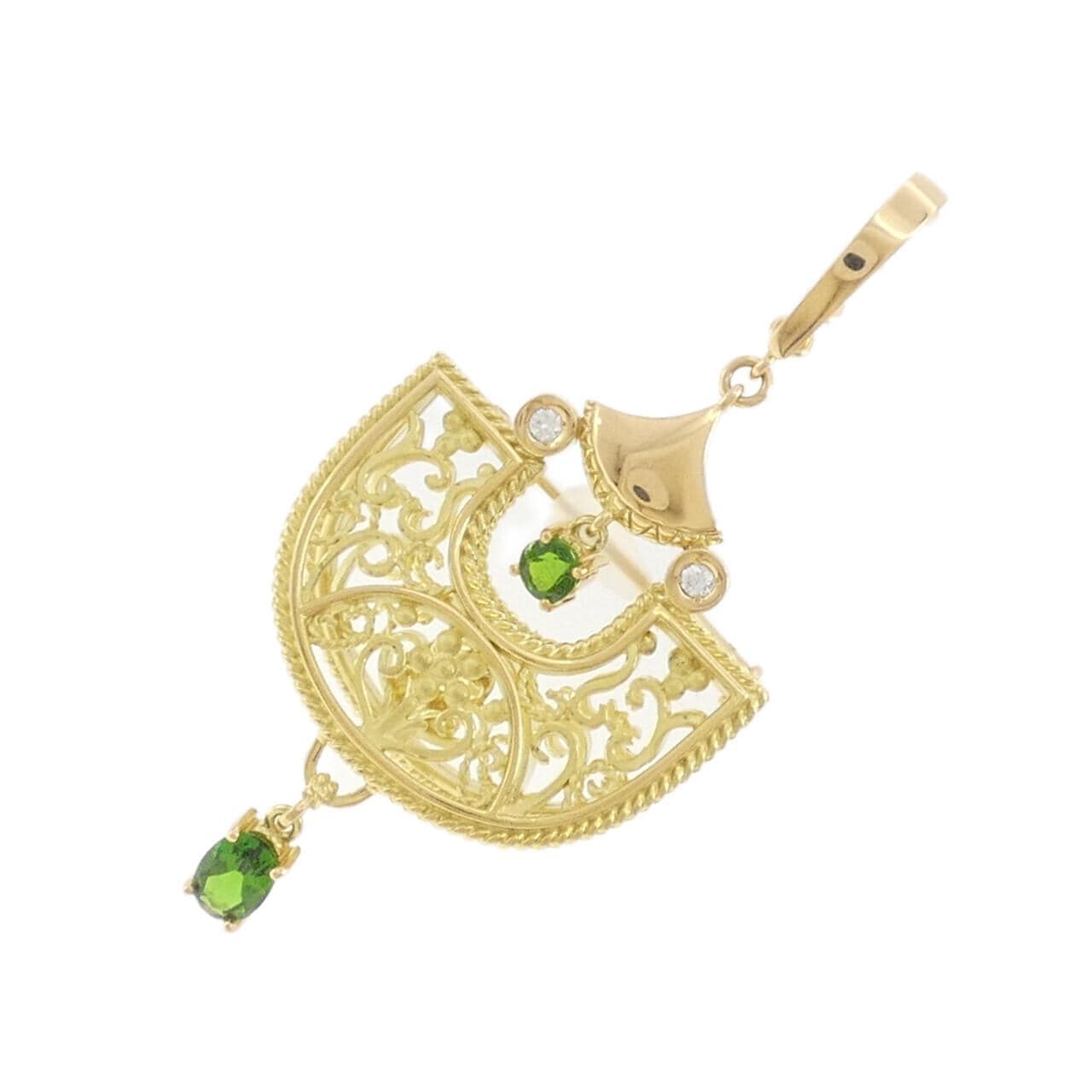 池田啓子 ダイオプサイト ペンダント 0.72CT