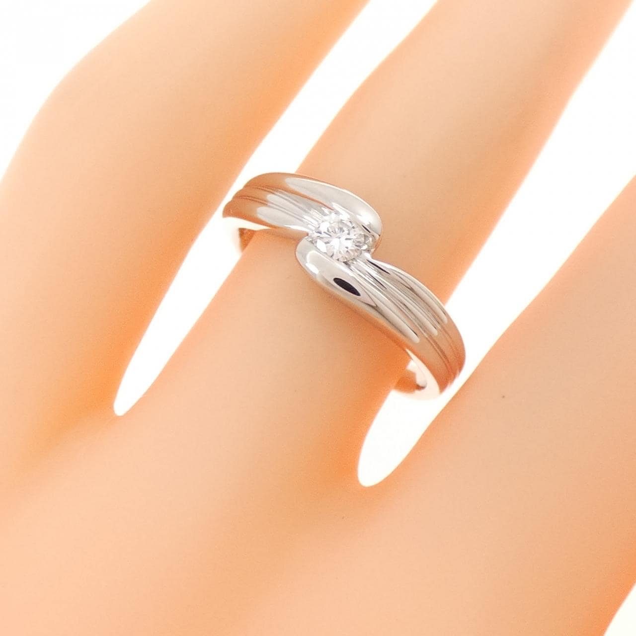 PT900 ダイヤモンド リング 0.10CT