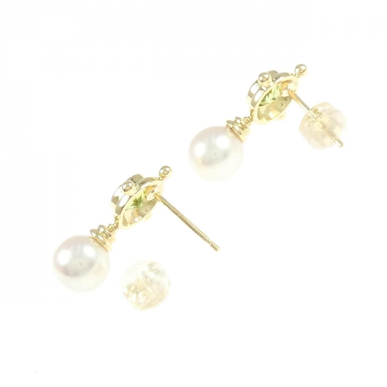 K18YG アコヤパール ピアス 7mm