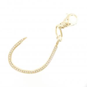 K18YG ダイヤモンド キーホルダー 0.41CT