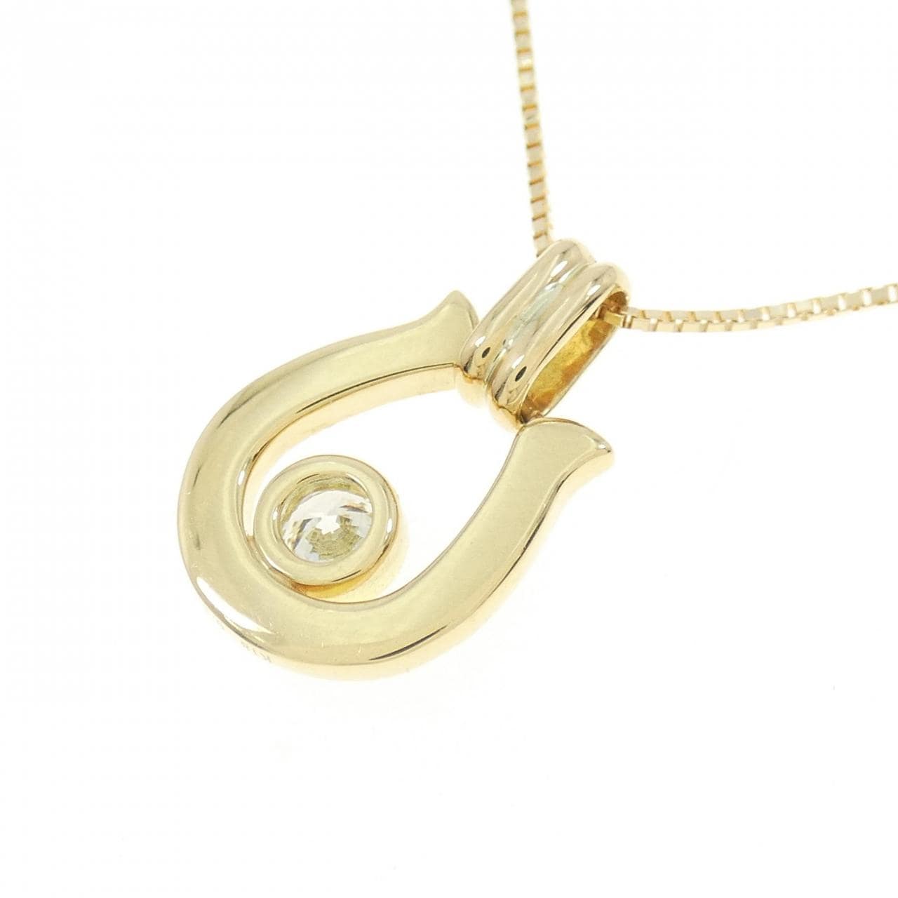 K18YG ダイヤモンド ネックレス 0.319CT