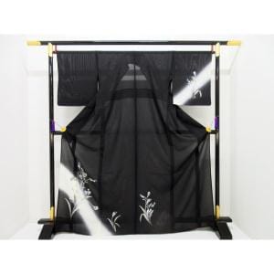 【新品】単衣　駒絽訪問着　金彩友禅ボカシ染